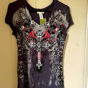 Angles & diamonds tee